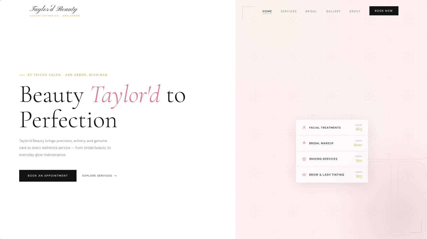 Taylor'd Beauty screenshot